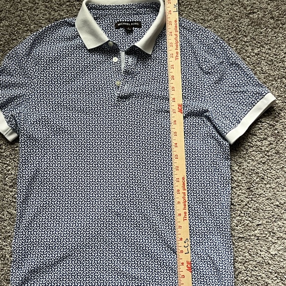 Michael Kors Small Blue Men’s Polo - Picture 3 of 6